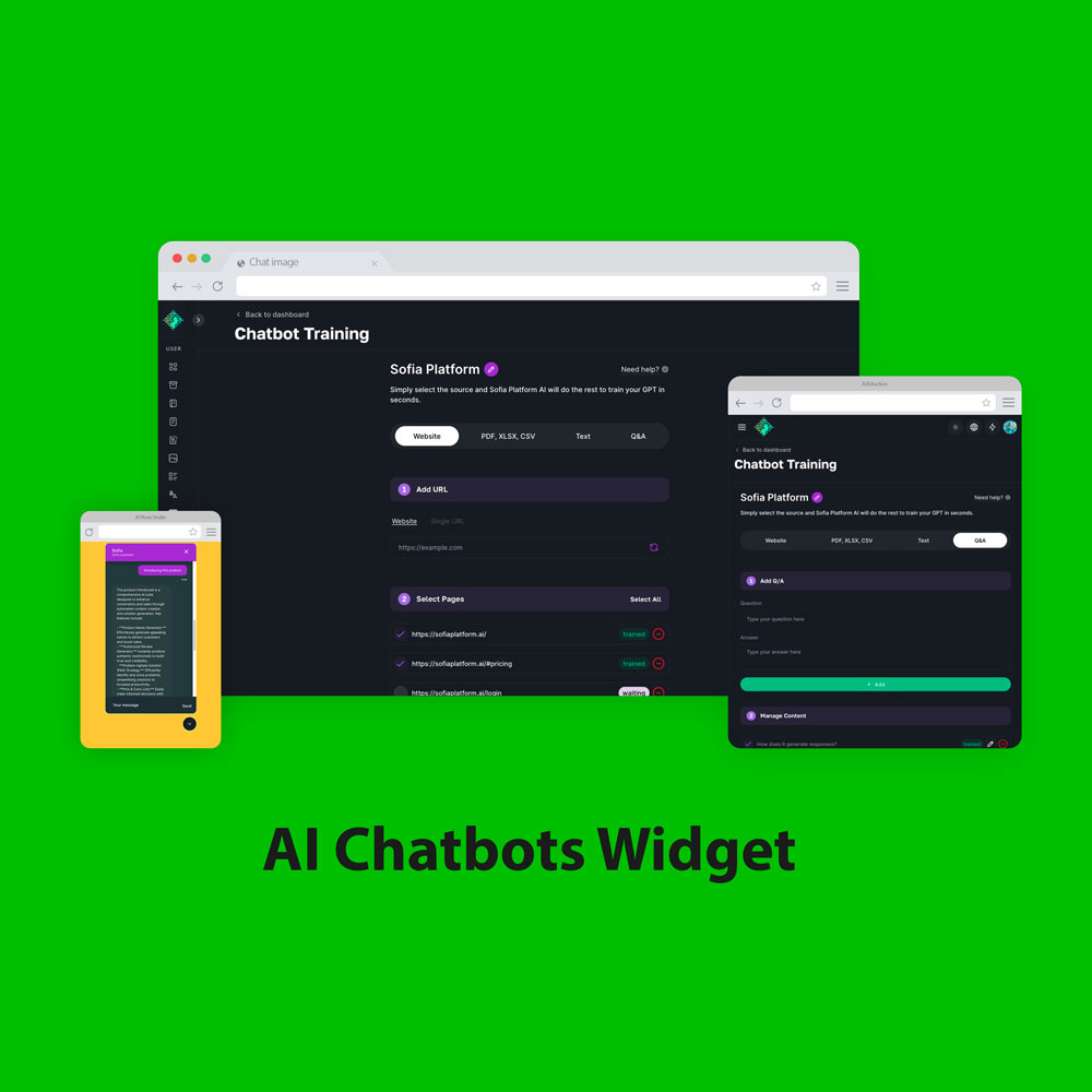 AI Chatbots Widget, Your Intelligent AI Assistant
